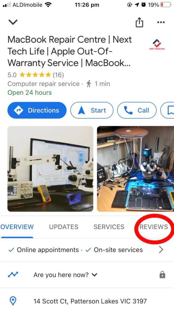 Google Review 1